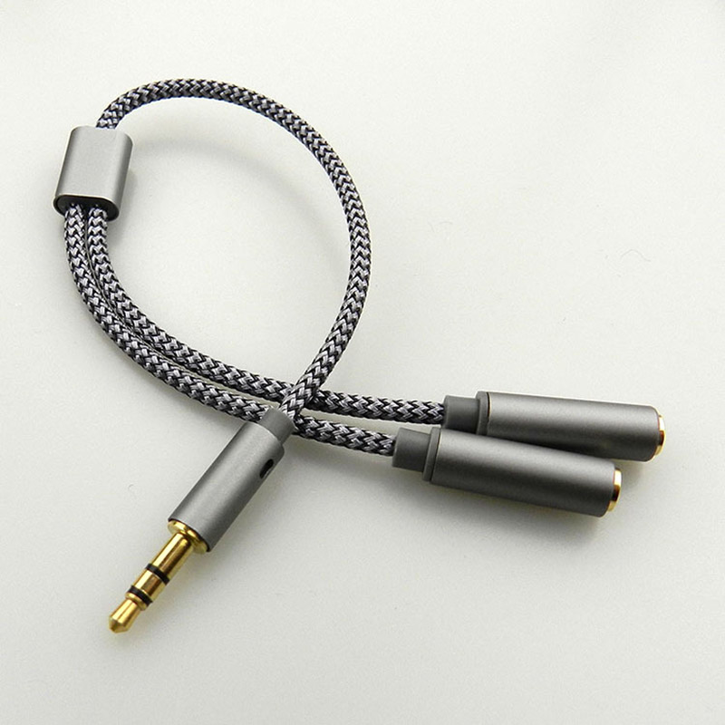 Earphone Splitter Jack - 3.5mm Audio Splitter Y Jack 1