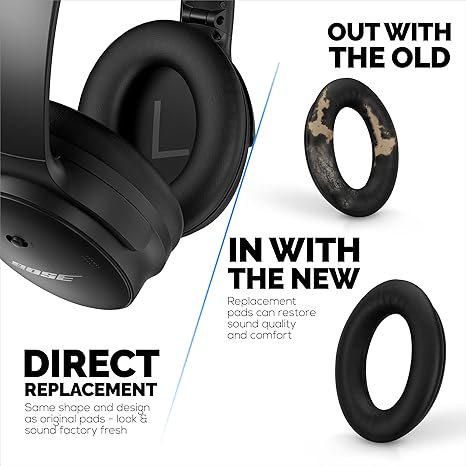 Replacement Earpads for Bose Q - Bose Headphone Qc45 recension och pris