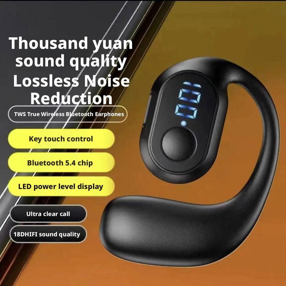 LED Display Wireless Bluetooth - Sports Earphone Hook recension och pris