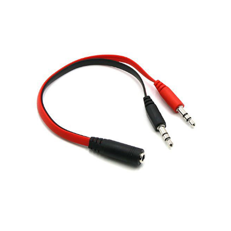 3.5mm 1 Female to 2 male AUX A - Earphone Splitter Jack recension och pris