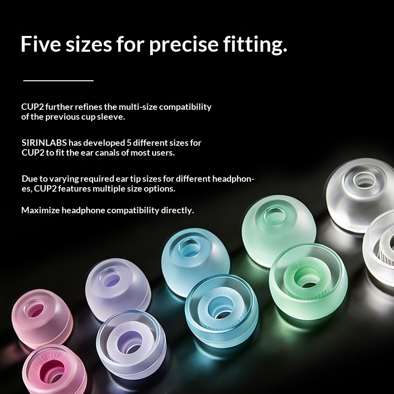 SIRINLABS TipsA CUP2 Silicone  - Silicone Ear Tip Replacement recension och pris
