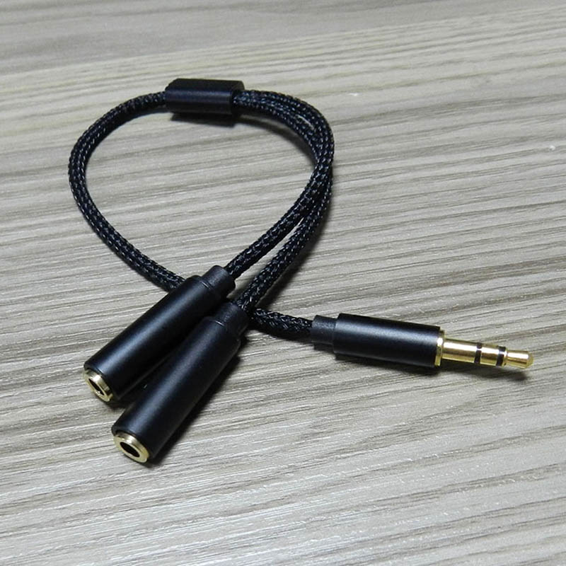 3.5mm Audio Splitter Y Jack 1  - Earphone Splitter Jack recension och pris