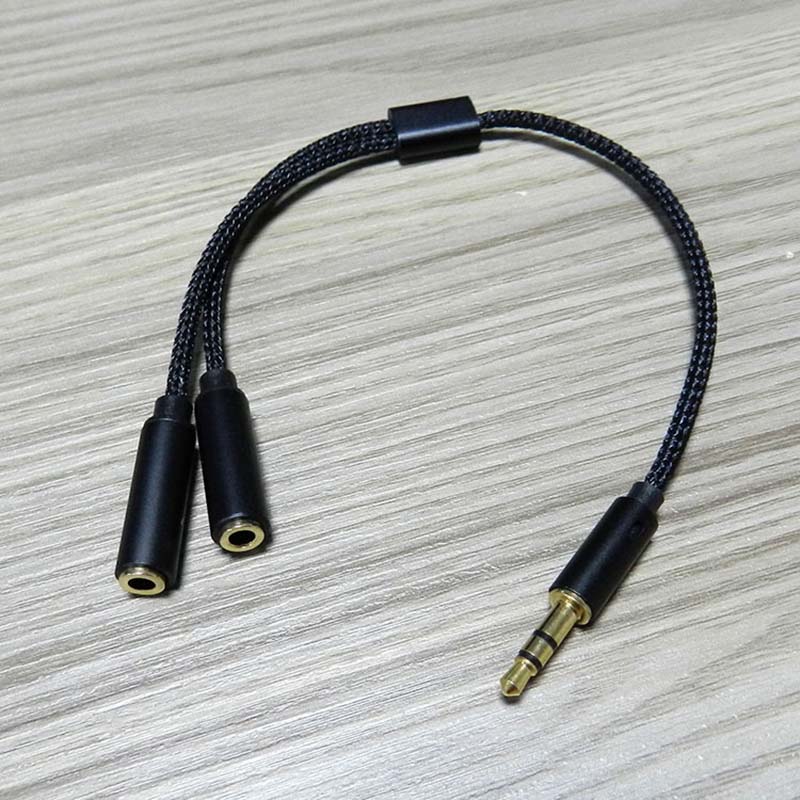 3.5mm Audio Splitter Y Jack 1  - Earphone Splitter Jack recension och pris