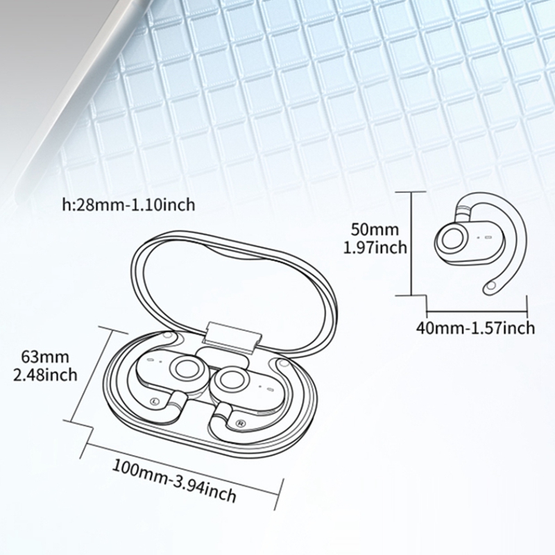 JM18 Ear-Hook Translation Earp - Sports Earphone Hook recension och pris