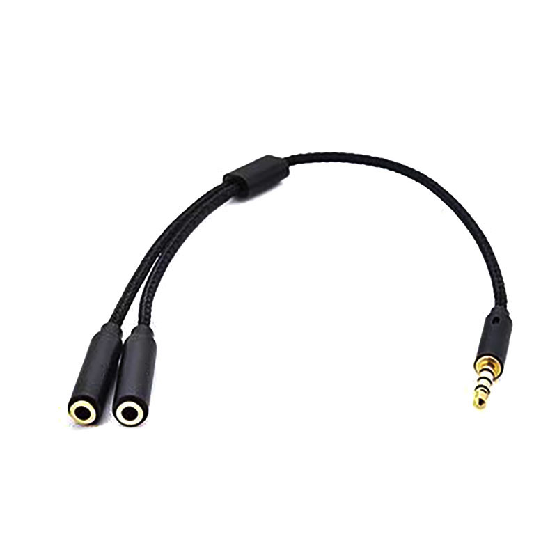 Braided 3.5mm Audio Splitter C - Earphone Splitter Jack recension och pris