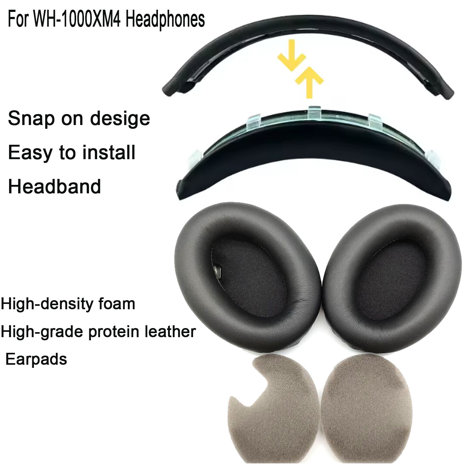 1000XM4 Replacement Earpads Sn - Sony Headphone Wh-1000Xm4 recension och pris
