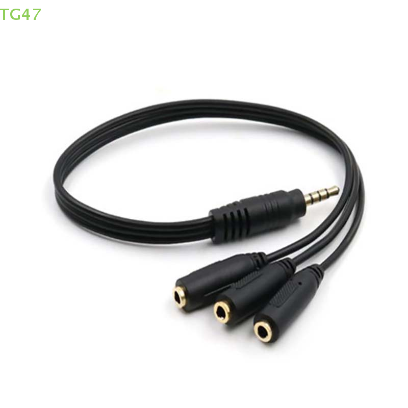 [Y]3.5mm 3 Way Port Aux Multi  - Earphone Splitter Jack recension och pris