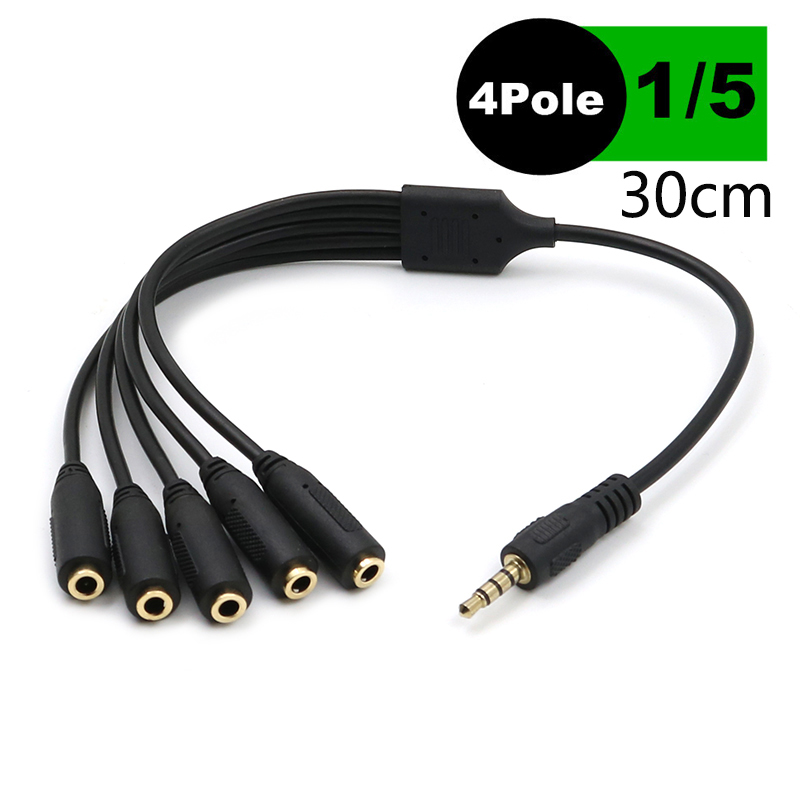 3.5mm Earpphone Spliter Audeo  - Earphone Splitter Jack recension och pris