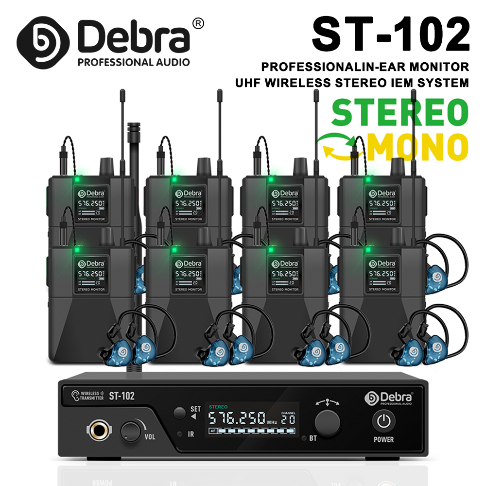 Debra ST-102 UHF IEM Stereo Wi - In Ear Monitor Iem recension och pris